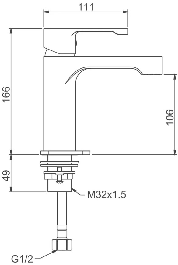 Gappo G1002-2 (1033972) Габаритные размеры