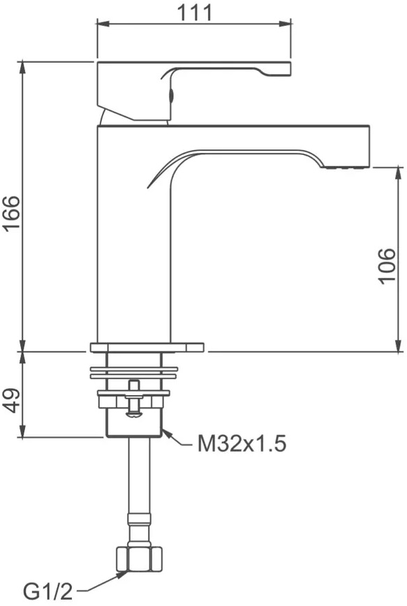 Gappo G1002-8 (1033973) Габаритные размеры