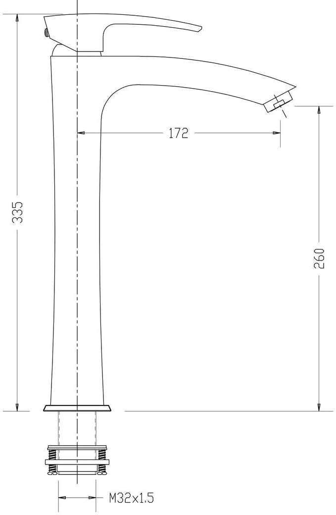 Gappo G1007-18 (1033993) Габаритные размеры