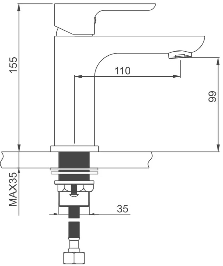 Gappo G1048 (1034024) Габаритные размеры