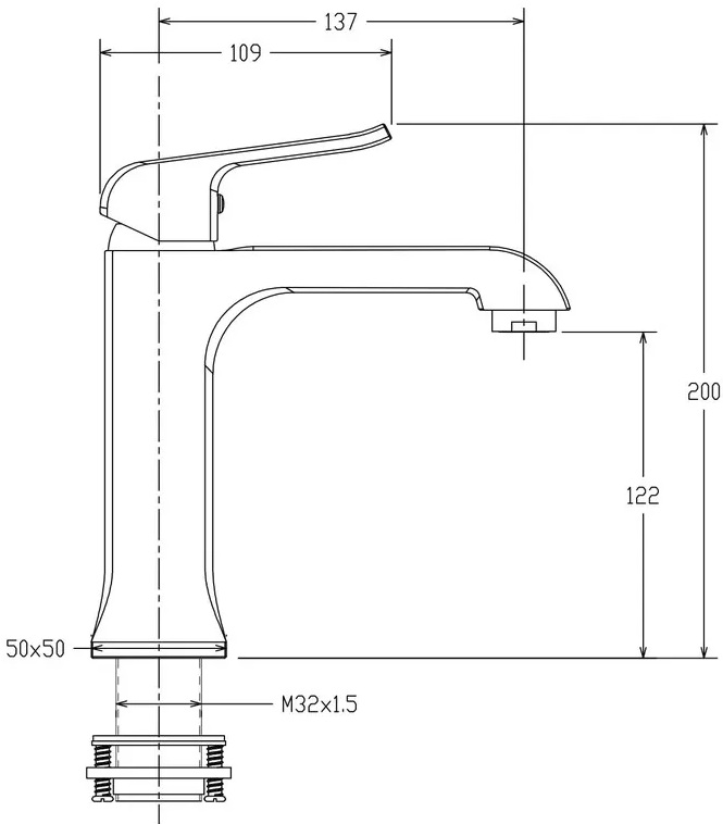 Gappo G1050 (1034034) Габаритні розміри