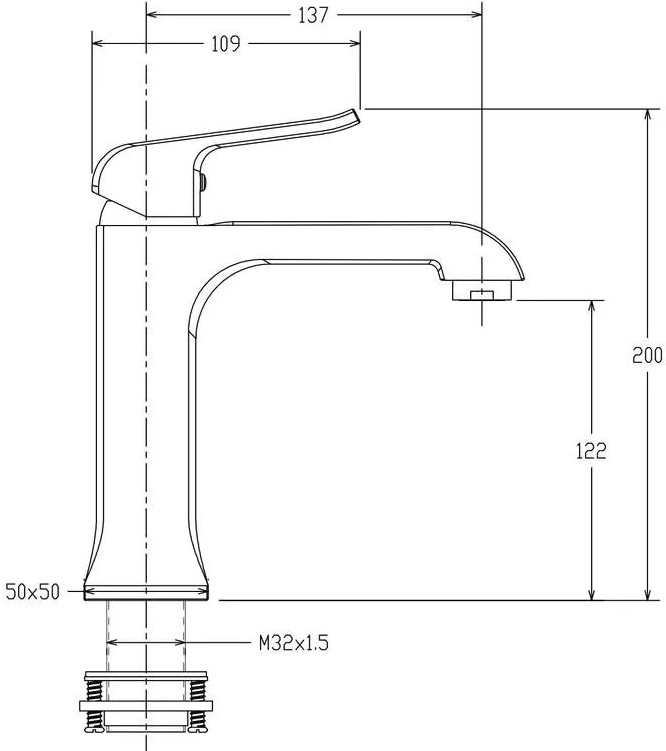 Gappo G1050-8 (1034037) Габаритные размеры