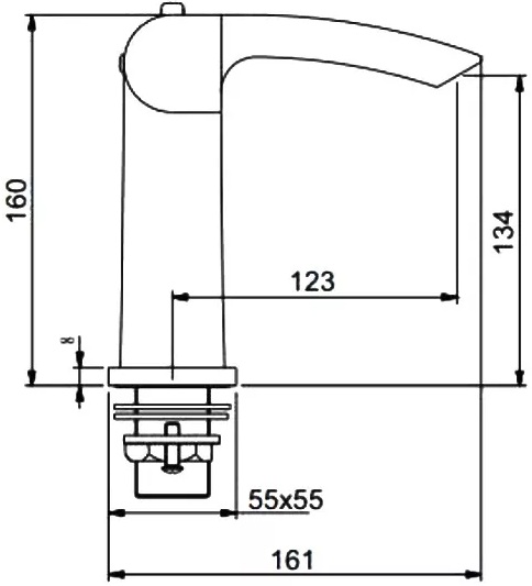 Gappo G1007-50 (1041628) Габаритные размеры
