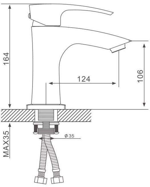 Gappo G1007-66 (1042408) Габаритные размеры
