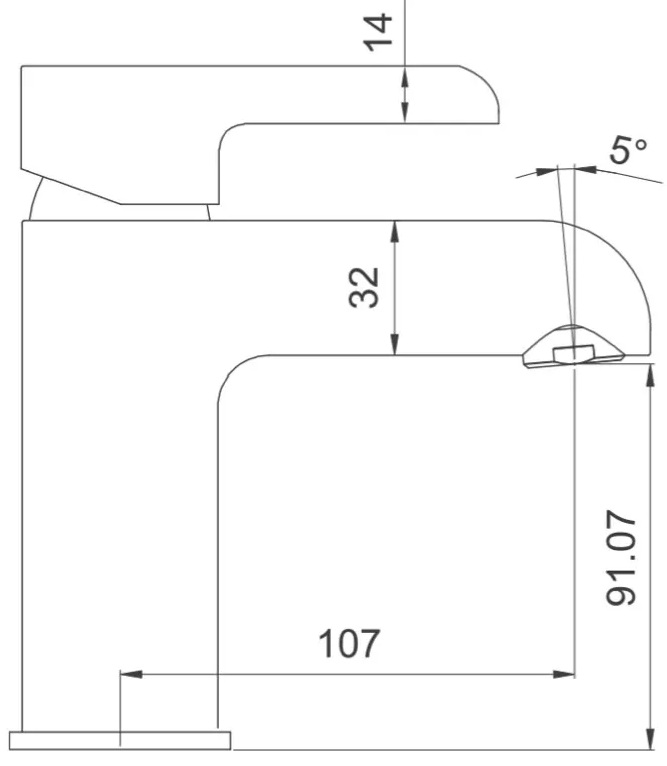 Gappo G1003-6 (1044858) Габаритные размеры