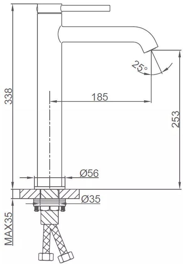 Gappo G1006-26 (1046756) Габаритні розміри