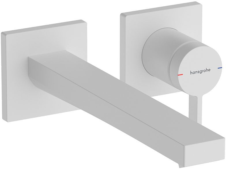 Смеситель для умывальника Hansgrohe Tecturis E 225 Matt White (73051700)
