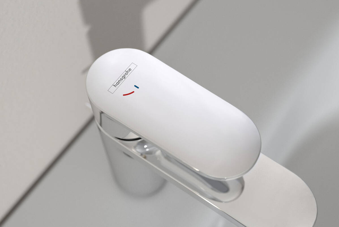 Смеситель для раковины Hansgrohe Vernis Blend 70 CoolStart Chrome 71584000 цена 4667 грн - фотография 2