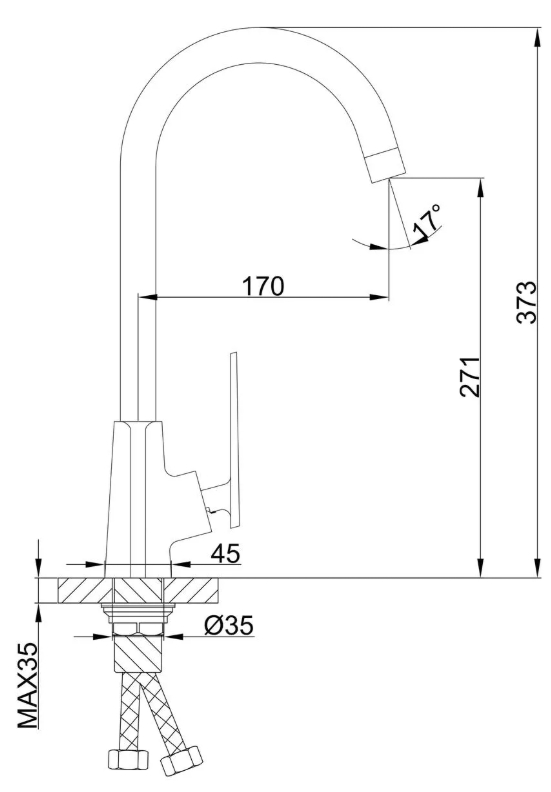 Frap F4057 (1037334) Габаритні розміри