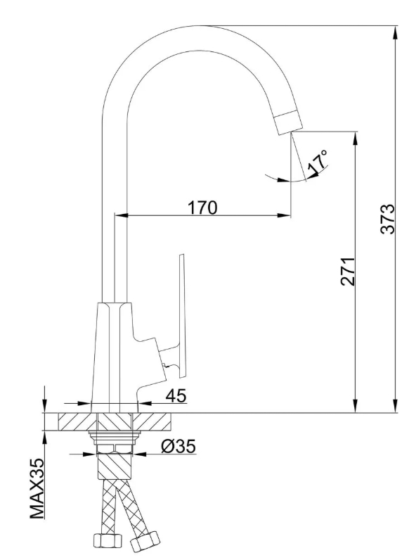 Frap F4058 (1037341) Габаритные размеры