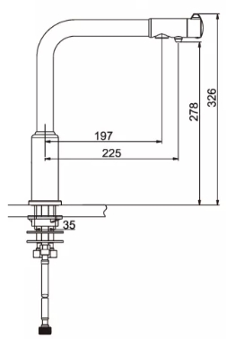 Gappo G4390-10 (1037421) Габаритные размеры