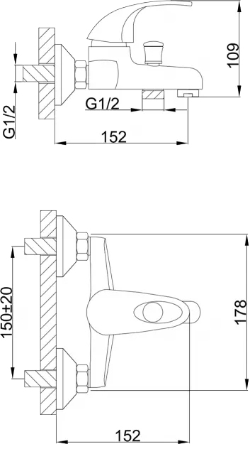 Frap F3003 (1033633) Габаритні розміри