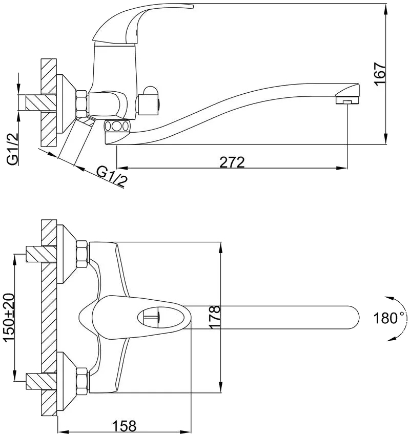 Frap F2203 (1033635) Габаритные размеры