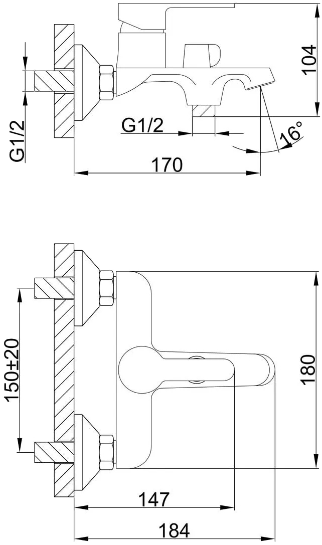 Frap F3241 (1033659) Габаритні розміри