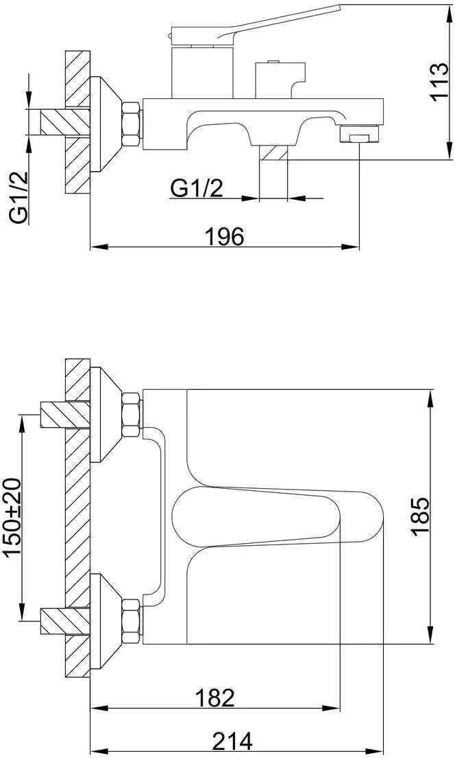 Frap F3245 (1033883) Габаритні розміри