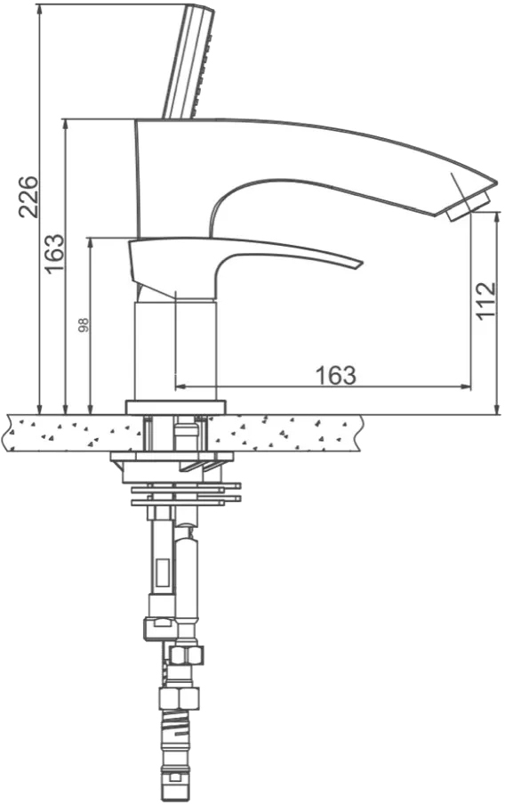 Gappo G1107 (1033978) Габаритні розміри