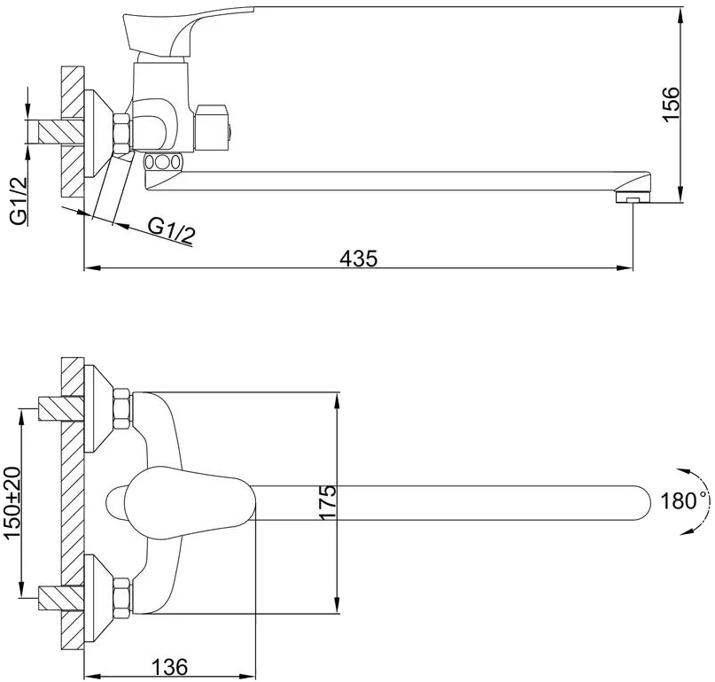 Frap F2214-B (1034145) Габаритні розміри