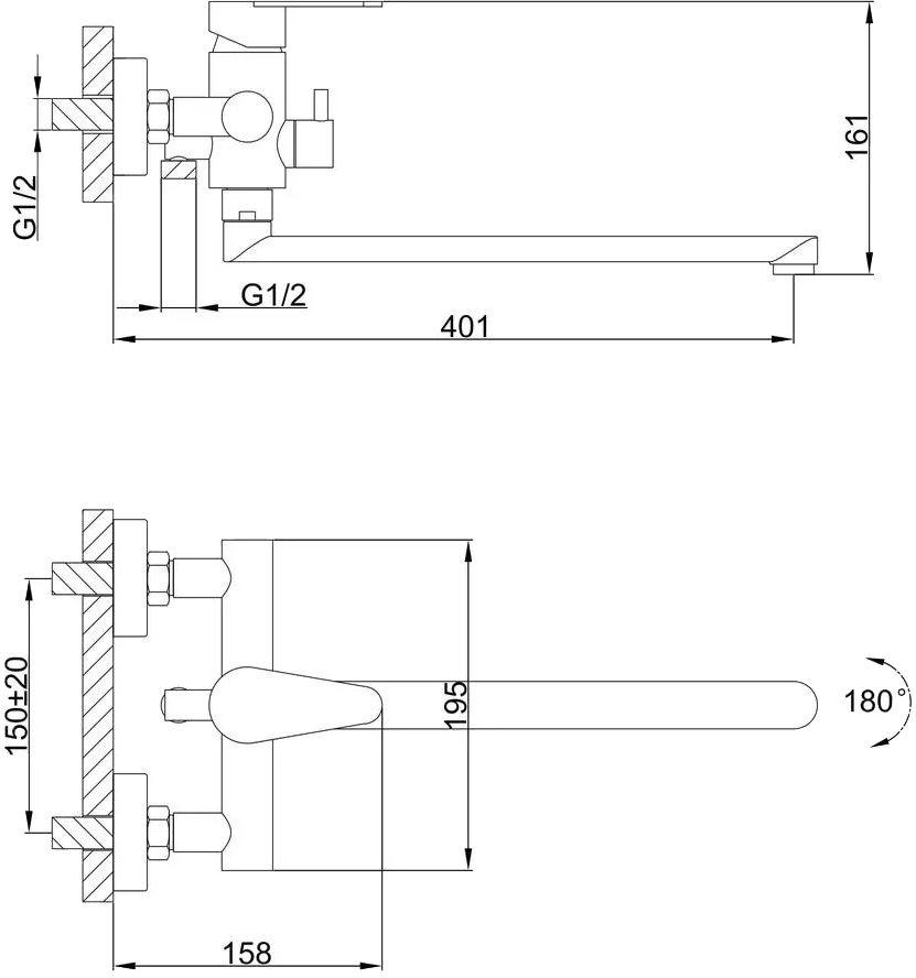 Frap F2248 (1036106) Габаритные размеры