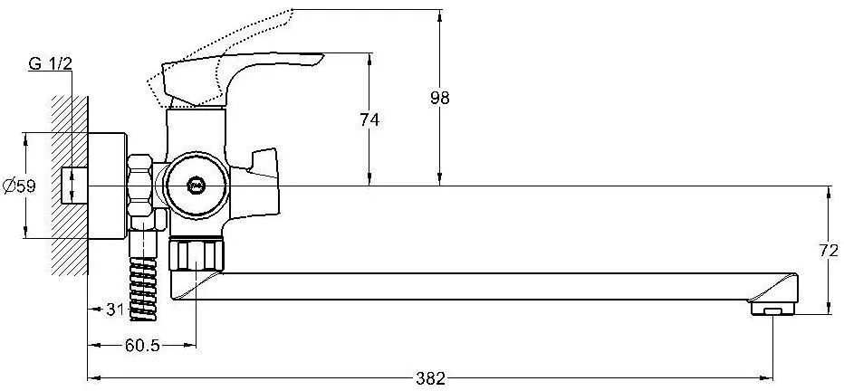 Wezer FAB7 (1036567) Габаритні розміри