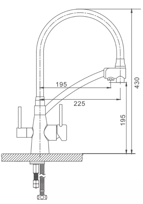 Gappo G4398 (1037423) Габаритные размеры