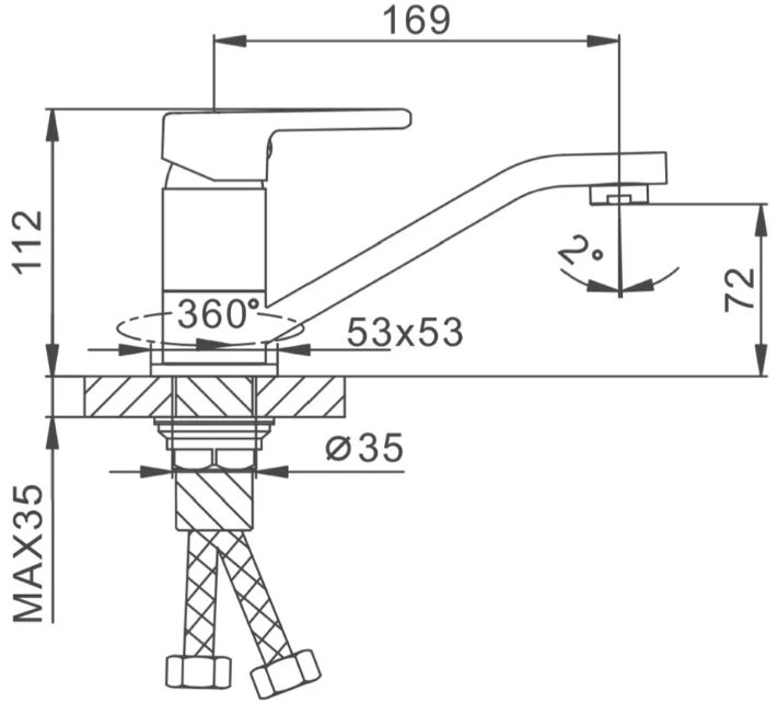 Frap F4560 (1038905) Габаритные размеры