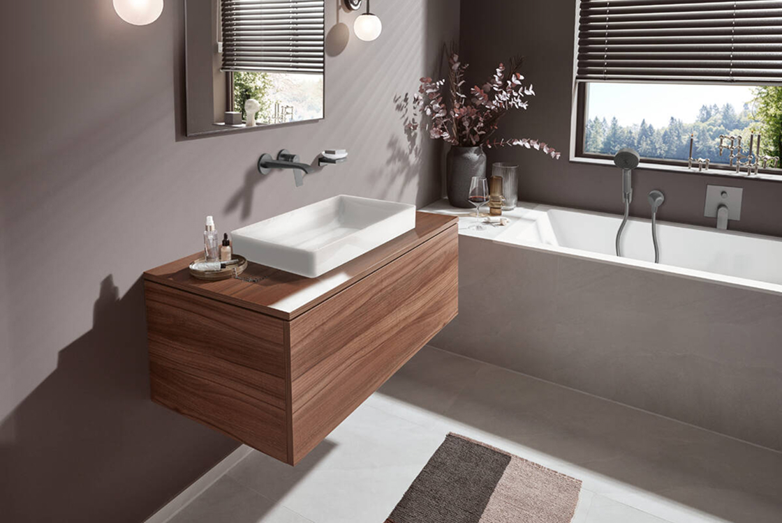 в продаже Смеситель для ванны Hansgrohe Vivenis Brushed Black Chrome 75415340 - фото 3