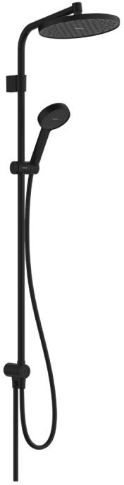 Душовий набір Hansgrohe Activera S 240 1jet EcoSmart Reno Varia Matt Black 28074670