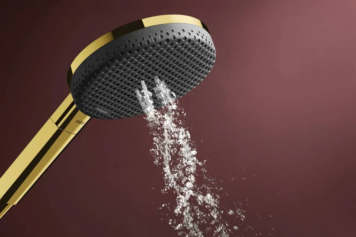 Душевая система Hansgrohe Raindance Alive Q 340/210 2jet ShowerSelect Comfort Polished Gold Optic 24590990 обзор - фото 8