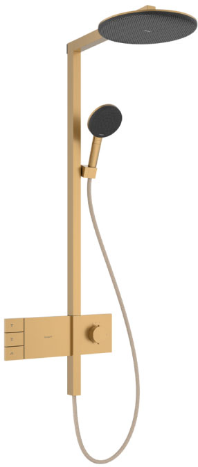 Душова система Hansgrohe Raindance Alive S 300 2jet EcoSmart ShowerSelect Comfort Brushed Bronze 24596140