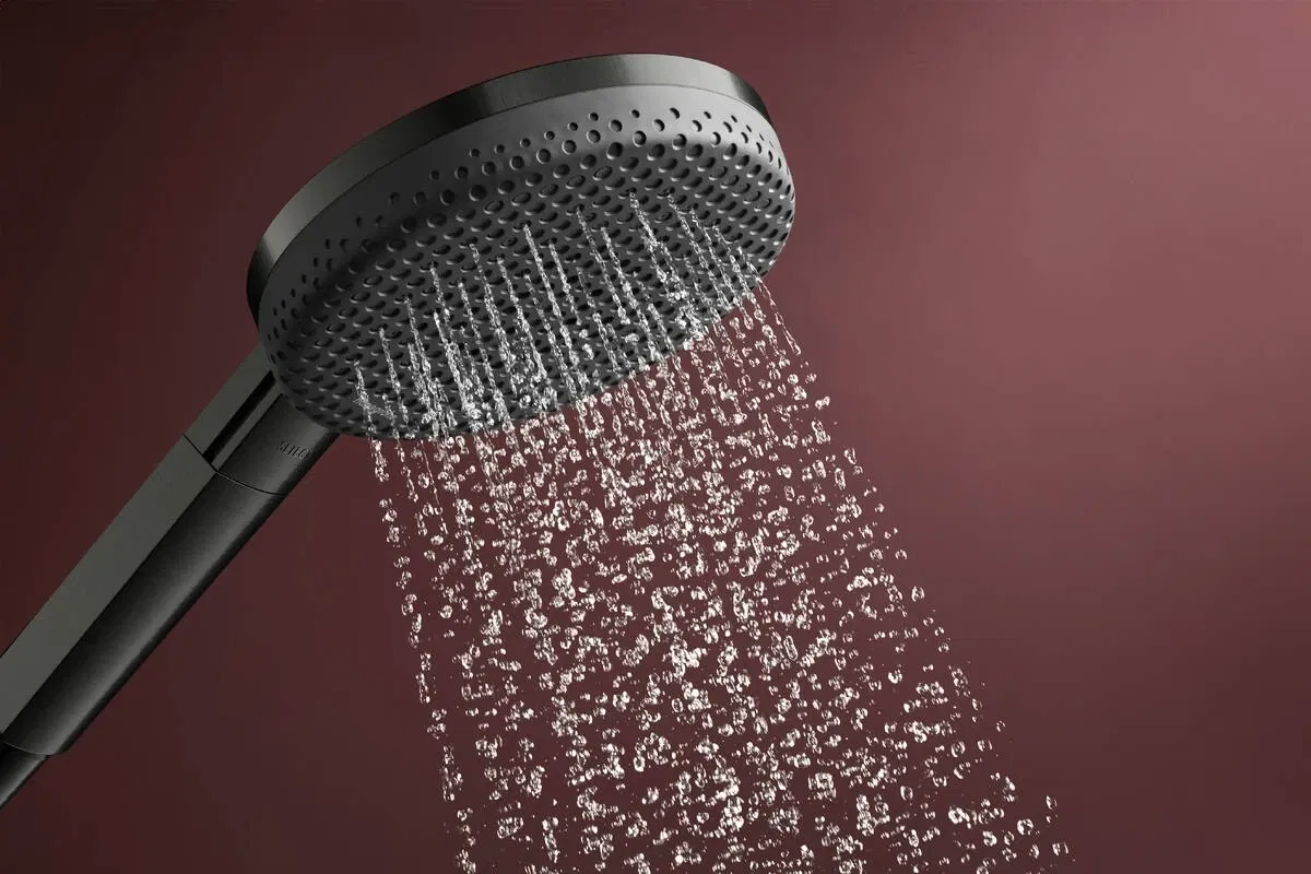 Душевая система Hansgrohe Raindance Alive S 300 1jet ShowerSelect Comfort Brushed Black Chrome 24582340 обзор - фото 8