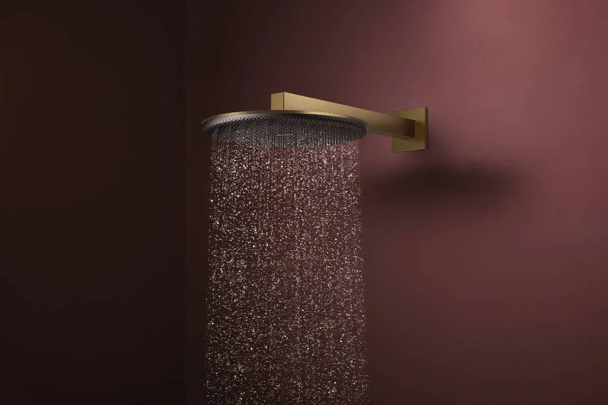 Душевая система Hansgrohe Raindance Alive S 300 1jet ShowerSelect Comfort Brushed Bronze 24582140 внешний вид - фото 9