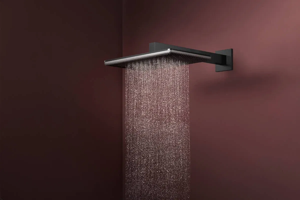 Душевая система Hansgrohe Raindance Alive Q 340/210 2jet ShowerSelect Comfort Matt Black 24590670 внешний вид - фото 9