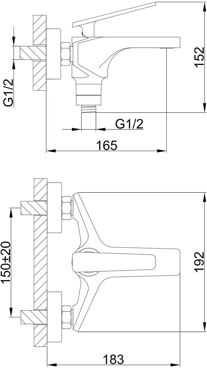 Frap F3257 (1037333) Габаритні розміри