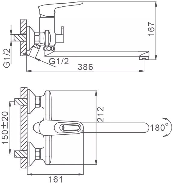 Frap F2249-6 (1040774) Габаритные размеры