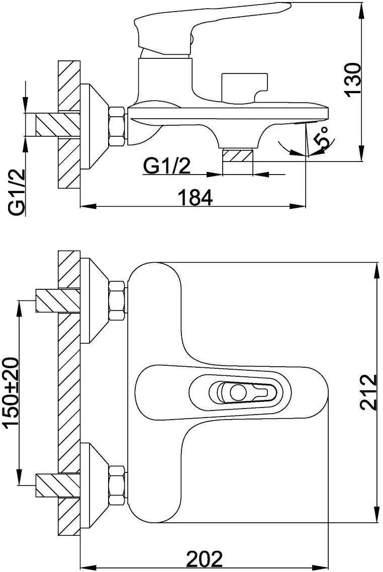 Frap F3249-6 (1040775) Габаритні розміри