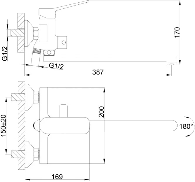 Frap F2261 (1042384) Габаритные размеры