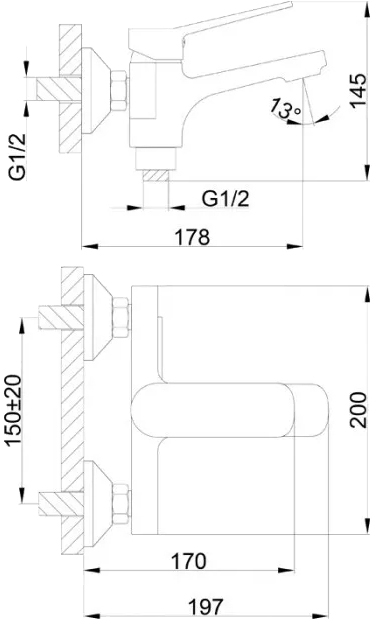 Frap F3262 (1042397) Габаритні розміри