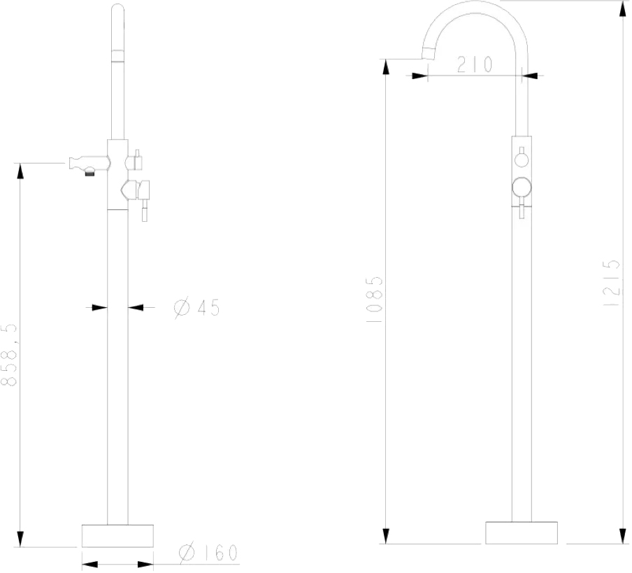 Wezer EKO19A-01 (1044058) Габаритні розміри
