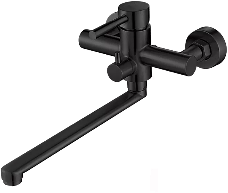 в продажу Змішувач для ванни Wezer EKO7A-01-Black (1044103) - фото 3