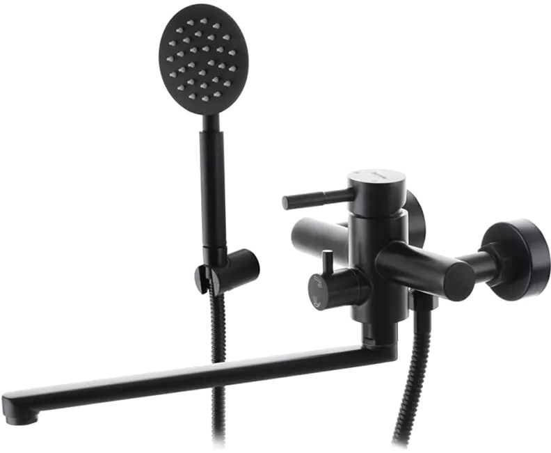 Змішувач для ванни Wezer EKO7A-01-Black (1044103)