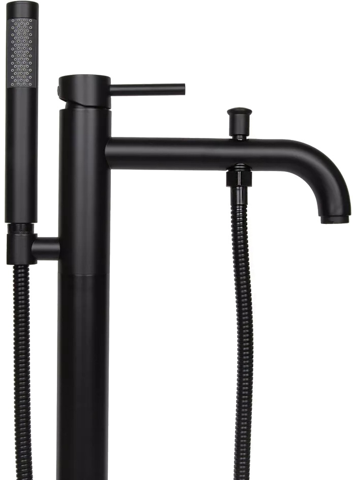 в продажу Змішувач для ванни Wezer EKO19A-01-Black (1044106) - фото 3