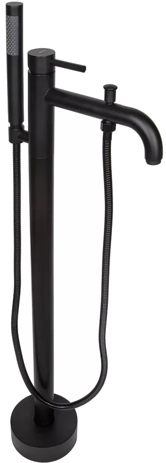 Змішувач для ванни Wezer EKO19A-01-Black (1044106) ціна 7088 грн - фотографія 2