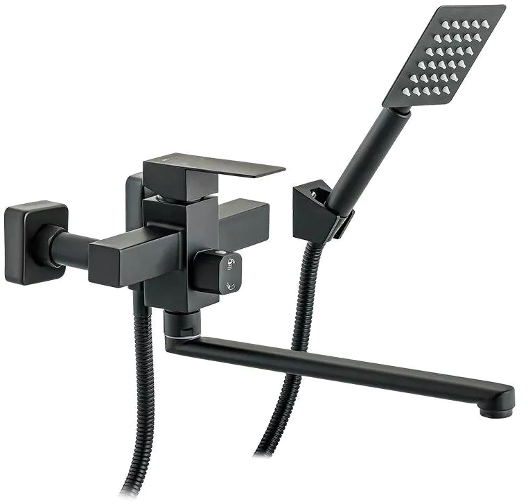 Смеситель для ванны Wezer PRO7-02-Black (1044123)
