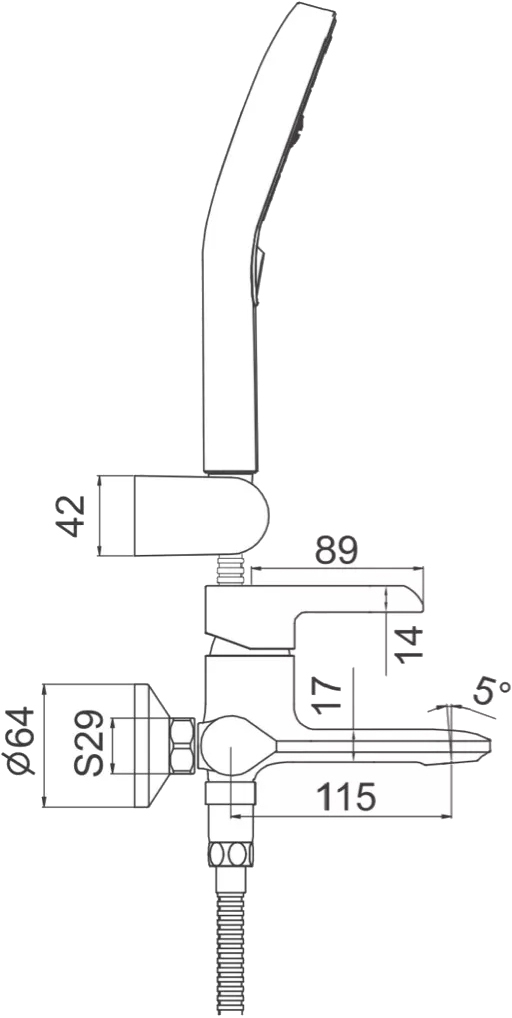 Gappo G3203-6 (1044873) Габаритные размеры