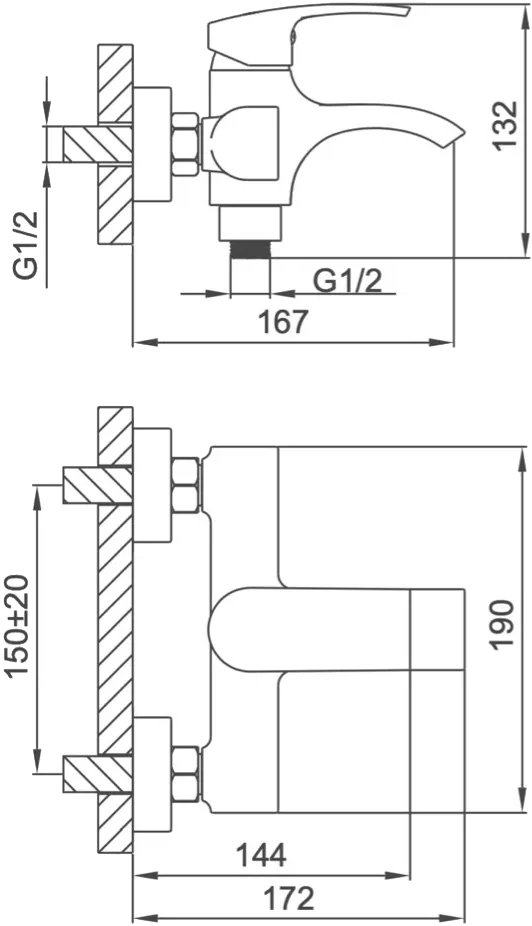 Frap F3269 (1045045) Габаритные размеры