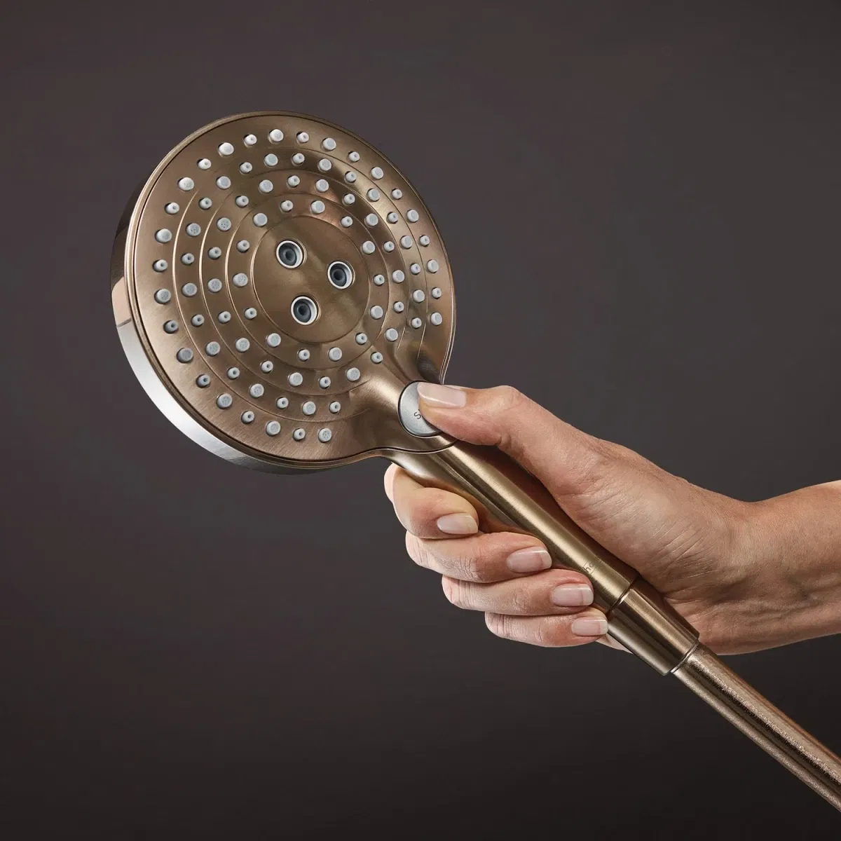 Душова система Hansgrohe Raindance S 240 EcoSmart PowderRain 2jet Brushed Bronze 28823140 інструкція - зображення 6