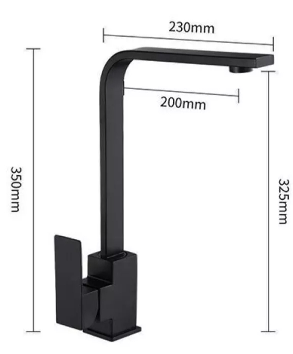 Wezer PRO4A-02-Black (1044124) Габаритные размеры