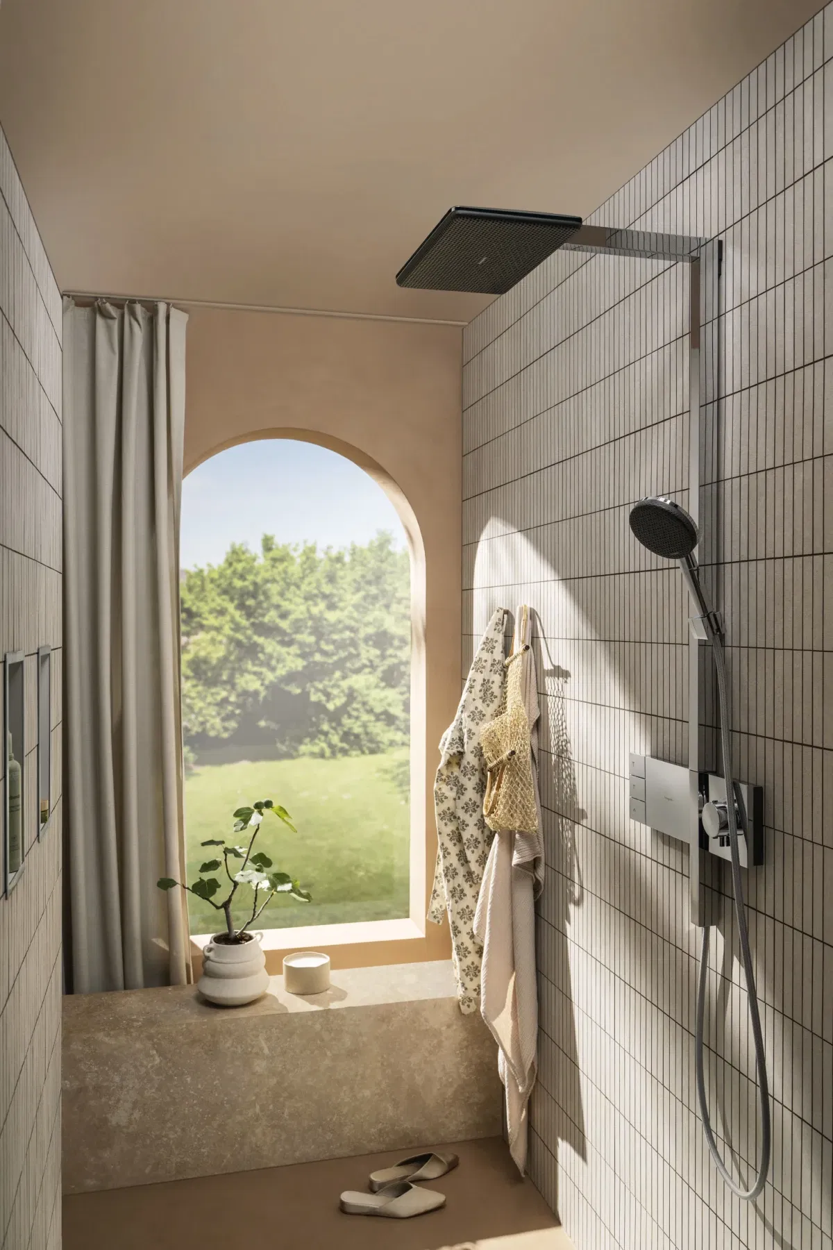 Душова система Hansgrohe Raindance Alive Q 340/210 2jet EcoSmart ShowerSelect Comfort Chrome 24591000 огляд - фото 11
