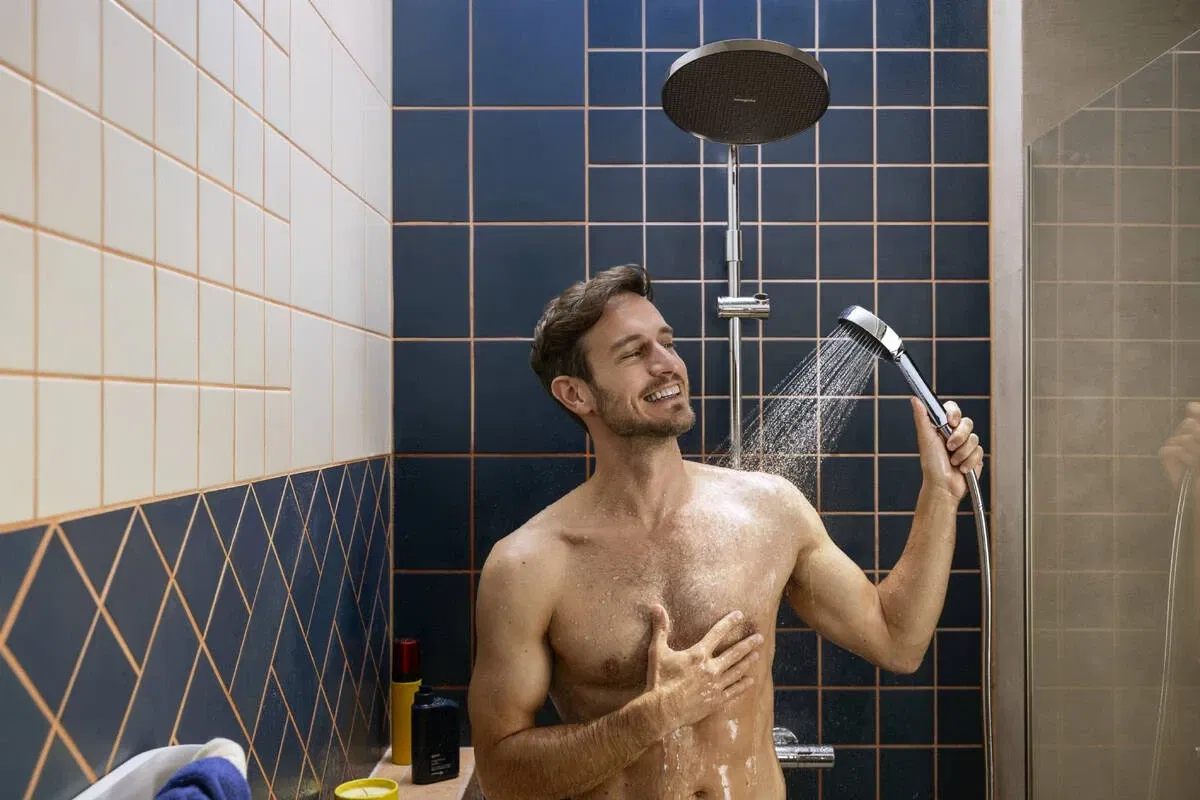 продаём Hansgrohe Activera S 240 1jet EcoSmart Ecostat Fine Varia Matt Black 28078670 в Украине - фото 4