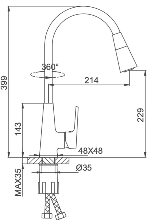 Frap F4471-6 (1045050) Габаритные размеры